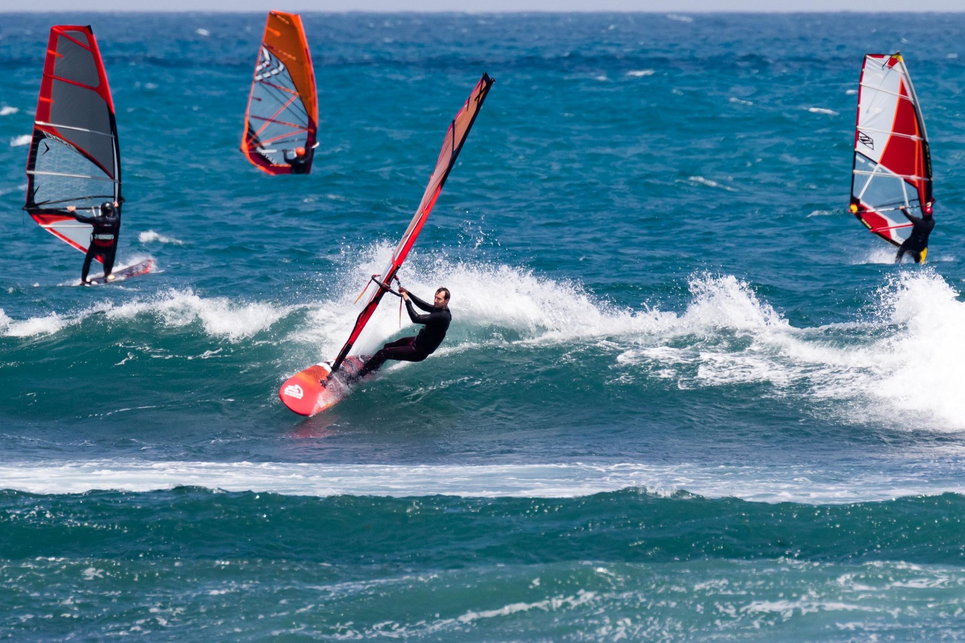 Windsurfing Kina Road, Taranaki