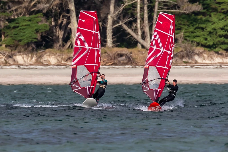 Windsurfing in Rangiputa, Northland